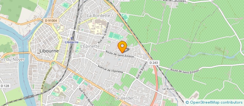 localisation de l'entreprise ALTER VIAE à LIBOURNE