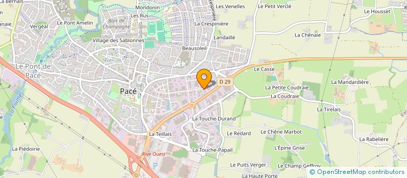 localisation de l'entreprise ALTERA OUEST à PACE