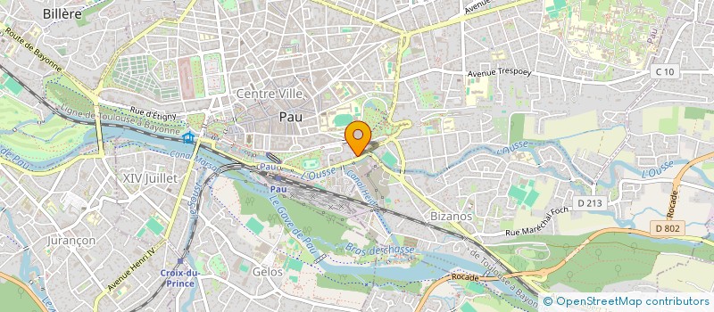 localisation de l'entreprise ALTERA PATRIMOINE à PAU