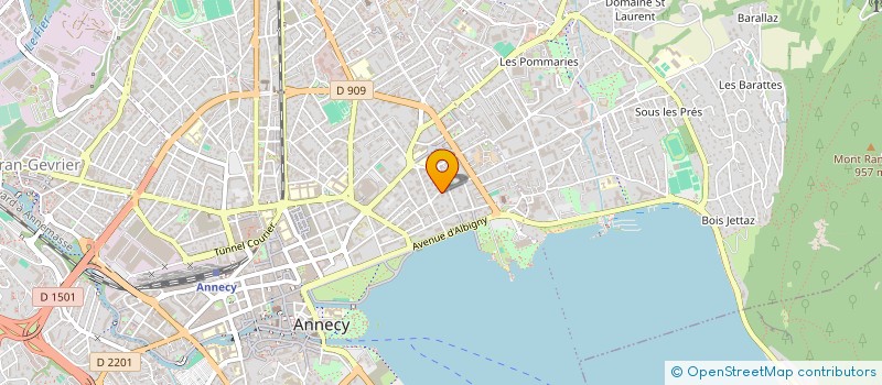 localisation de l'entreprise ALTERALGO à ANNECY