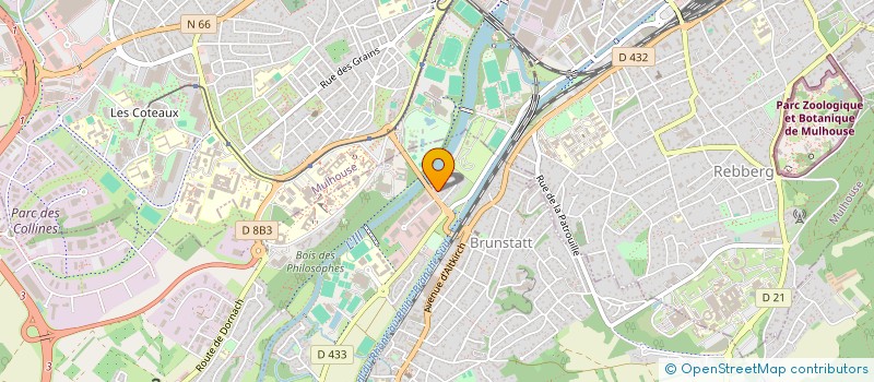 localisation de l'entreprise ALTERBIOENERGIE à BRUNSTATT-DIDENHEIM