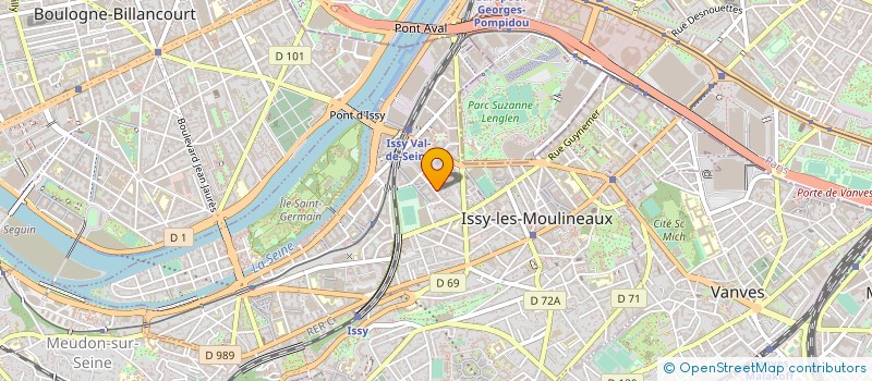 localisation de l'entreprise ALTERBRIDGE à ISSY-LES-MOULINEAUX