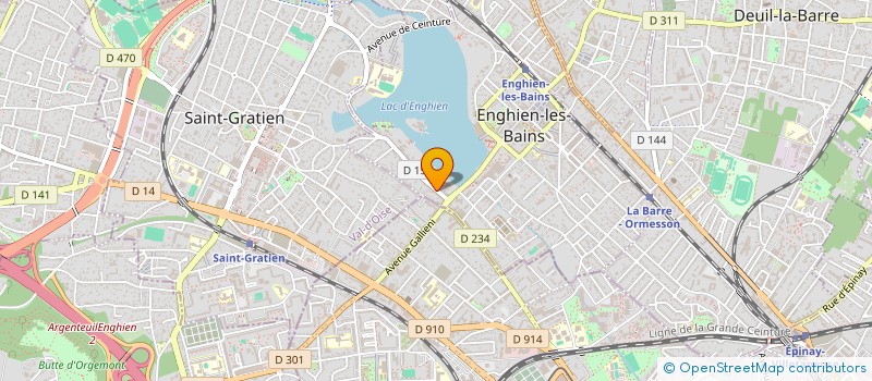 localisation de l'entreprise ALTERCONSO à ENGHIEN-LES-BAINS
