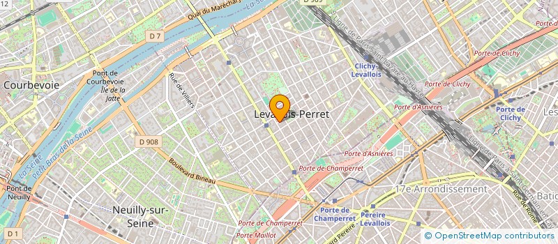 localisation de l'entreprise ALTEREAM à LEVALLOIS-PERRET