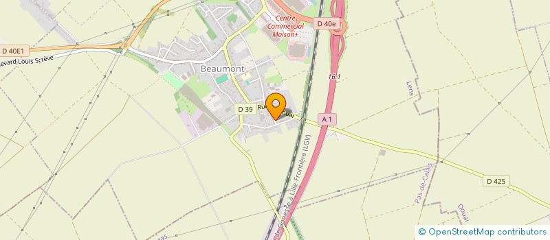 localisation de l'entreprise ALTERECOBOIS à HENIN-BEAUMONT