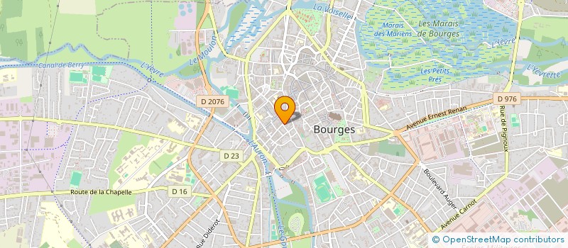 localisation de l'entreprise ALTEREUSSIT SOUTIEN SCOLAIRE  BOURGES