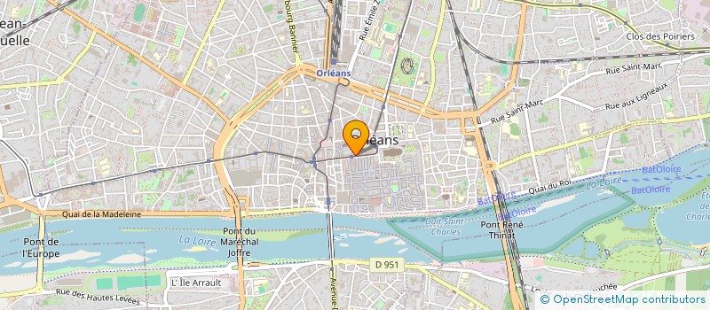 localisation de l'entreprise ALTERFIN à ORLEANS