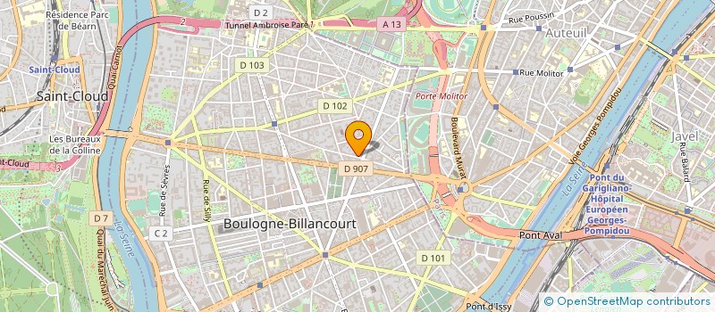 localisation de l'entreprise ALTERGIE DEVELOPPEMENT à BOULOGNE-BILLANCOURT