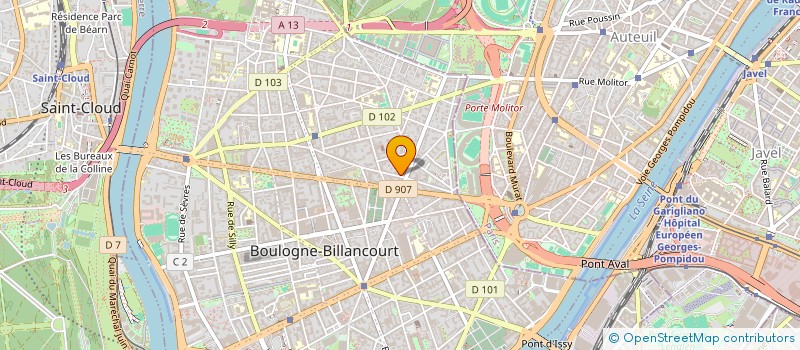 localisation de l'entreprise ALTERGIE TERRITOIRES 5 à BOULOGNE-BILLANCOURT
