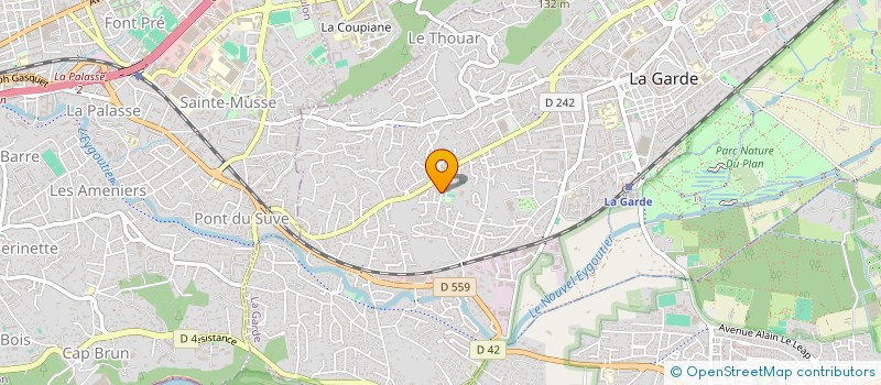 localisation de l'entreprise ALTERHOME 83  LA GARDE