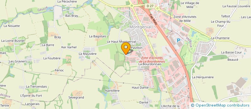 localisation de l'entreprise ALTERIM  LA MEZIERE