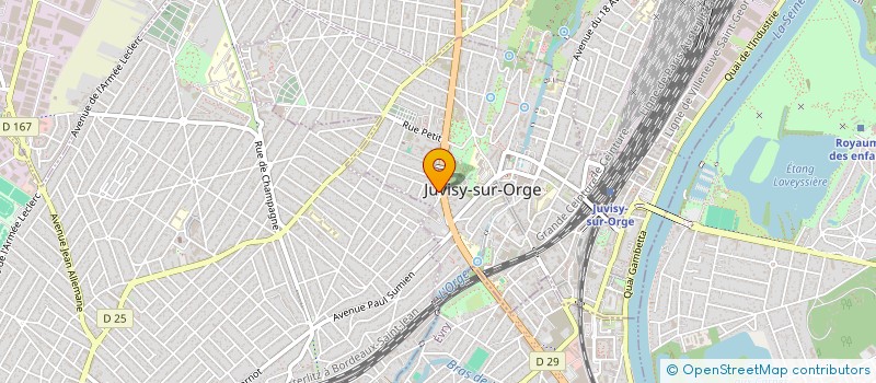 localisation de l'entreprise ALTERITE à JUVISY-SUR-ORGE