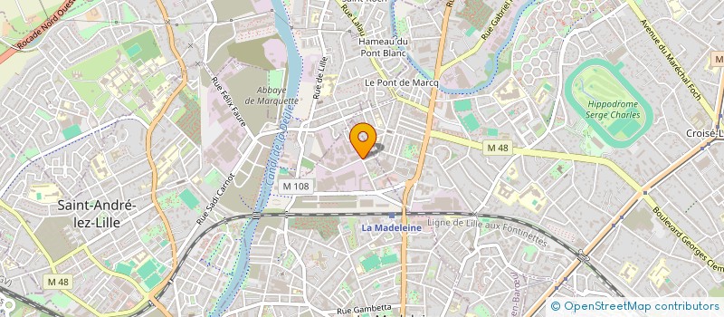 localisation de l'entreprise ALTERLEX INVESTISSEMENT à LA MADELEINE