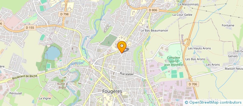 localisation de l'entreprise ALTERMANN  FOUGERES