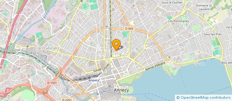 localisation de l'entreprise ALTERMUSIQUE à ANNECY