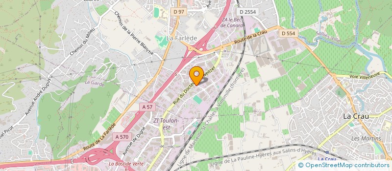 localisation de l'entreprise ALTERN 8 à LA FARLEDE