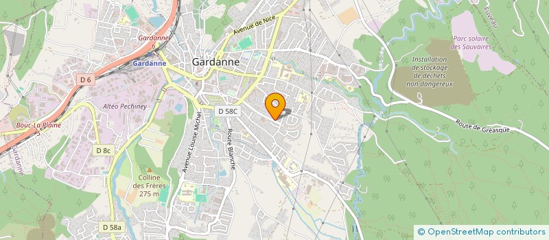 localisation de l'entreprise ALTERNA SI à GARDANNE