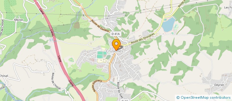 localisation de l'entreprise ALTERNALINE  CRUSEILLES