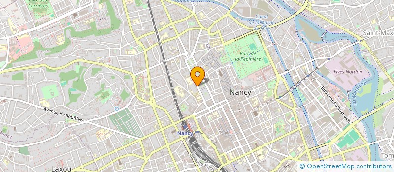 localisation de l'entreprise ALTERNANCE 16 25 ANS à NANCY