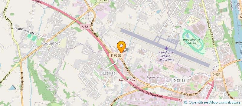 localisation de l'entreprise ALTERNANCE AQUITAINE  ESTILLAC