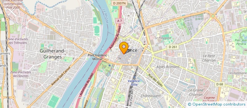 localisation de l'entreprise ALTERNANCE DROME à VALENCE