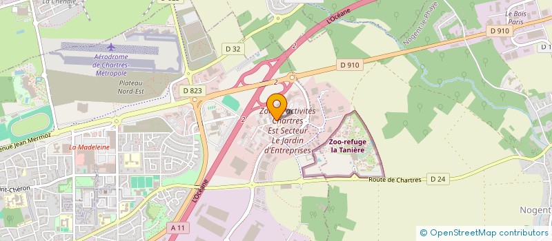 localisation de l'entreprise ALTERNANCE EURE ET LOIR à CHARTRES