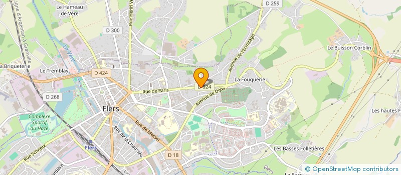 localisation de l'entreprise ALTERNANCE FORMATION à FLERS