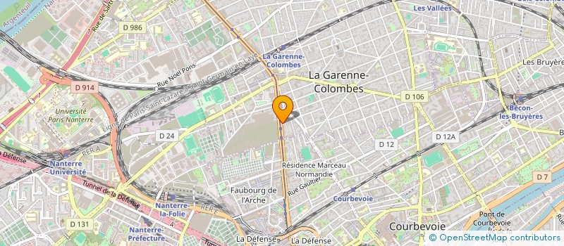 localisation de l'entreprise ALTERNANCE HAUTS DE SEINE à LA GARENNE-COLOMBES