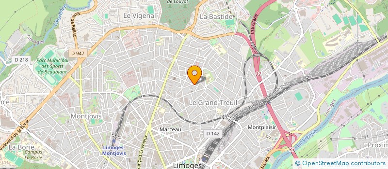 localisation de l'entreprise ALTERNANCE LIMOUSIN à LIMOGES