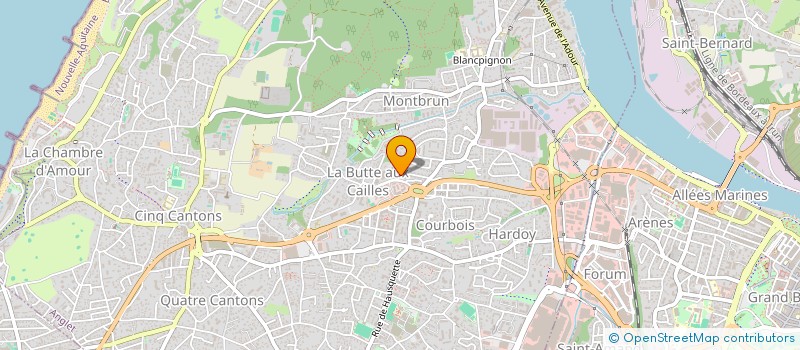 localisation de l'entreprise ALTERNANCE PAYS BASQUE à ANGLET
