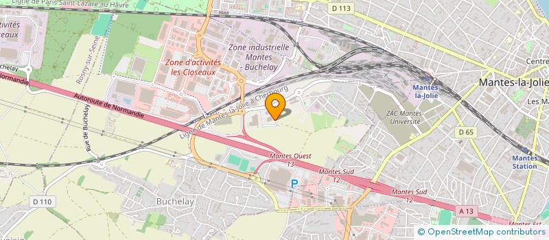 localisation de l'entreprise ALTERNANCE SYNERGIE  BUCHELAY