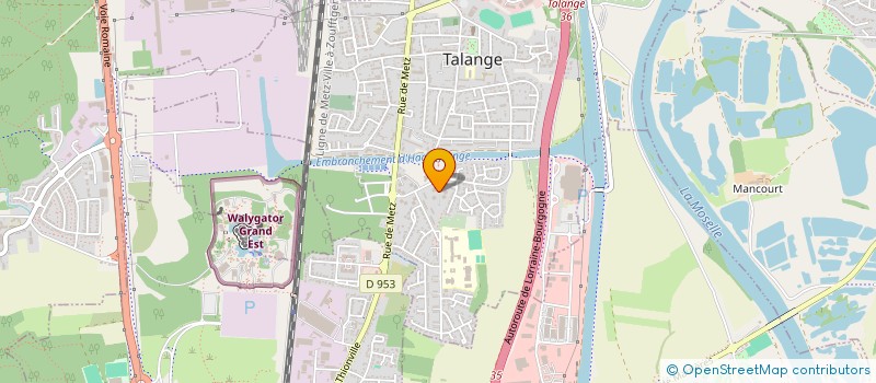 localisation de l'entreprise ALTERNATIF CONCEPT à TALANGE