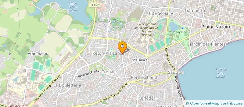 localisation de l'entreprise ALTERNATIF KINK  SAINT-NAZAIRE