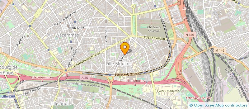 localisation de l'entreprise ALTERNATIF MICRO à LILLE