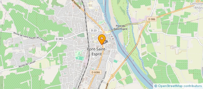 localisation de l'entreprise ALTERNATIFS à PONT-SAINT-ESPRIT