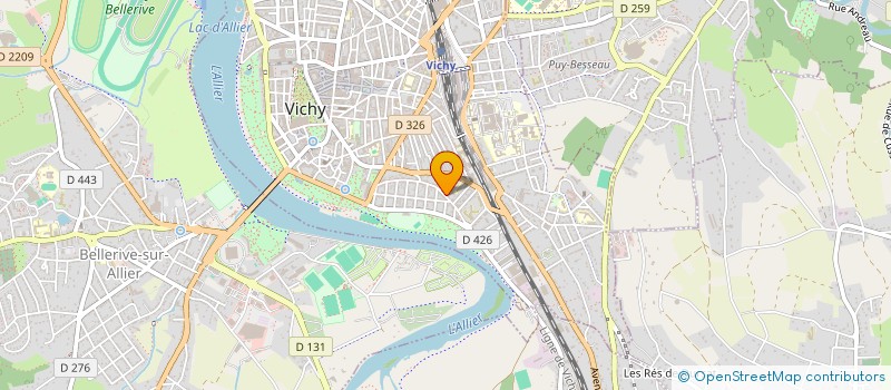 localisation de l'entreprise ALTERNATIV  VICHY