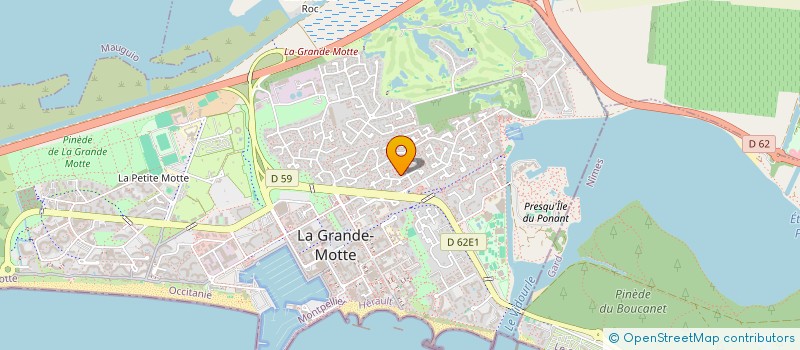 localisation de l'entreprise ALTERNATIV'AUTO SARL à LA GRANDE-MOTTE