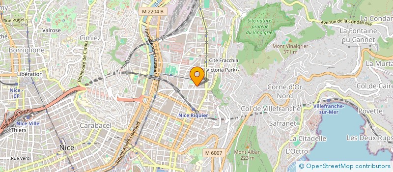 localisation de l'entreprise ALTERNATIV MOTORCYCLES à NICE
