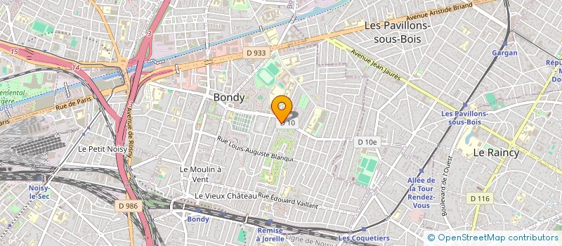 localisation de l'entreprise ALTERNATIV RECORDS  BONDY