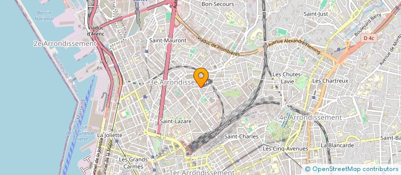 localisation de l'entreprise ALTERNATIVE 13 à MARSEILLE