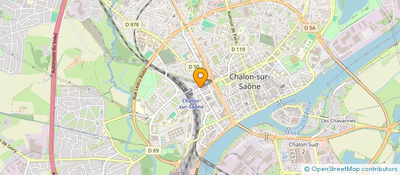 localisation de l'entreprise ALTERNATIVE 71 à CHALON-SUR-SAONE