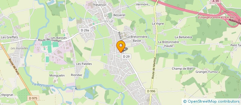 localisation de l'entreprise ALTERNATIVE à VIRIAT