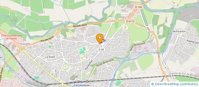localisation de l'entreprise ALTERNATIVE à CARCASSONNE