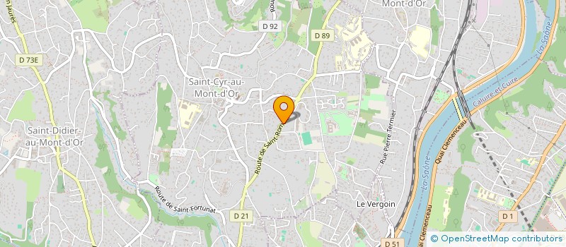 localisation de l'entreprise ALTERNATIVE  SAINT-CYR-AU-MONT-D'OR