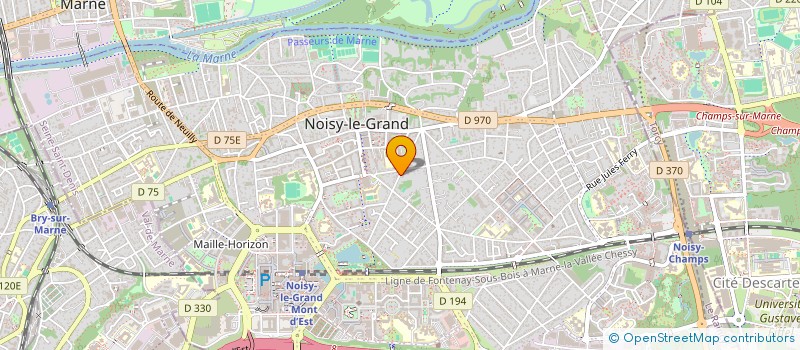 localisation de l'entreprise ALTERNATIVE  NOISY-LE-GRAND
