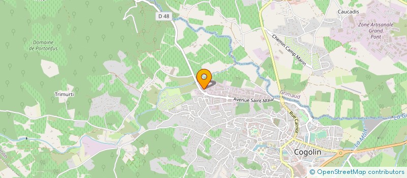 localisation de l'entreprise ALTERNATIVE ASSURANCES  COGOLIN