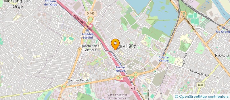 localisation de l'entreprise ALTERNATIVE AUTOPARTS à GRIGNY