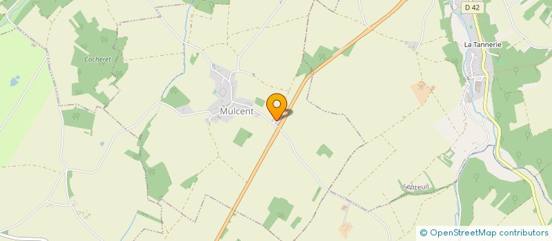 localisation de l'entreprise ALTERNATIVE BATIMENT  MULCENT