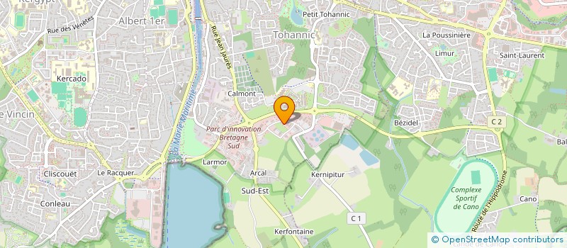 localisation de l'entreprise ALTERNATIVE CONCEPT à VANNES