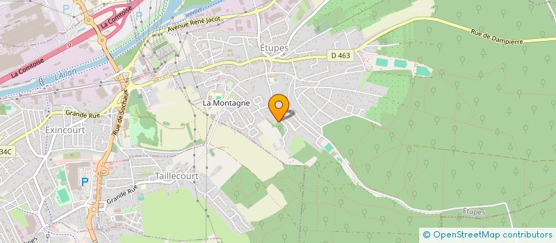 localisation de l'entreprise ALTERNATIVE-ELEC à ETUPES